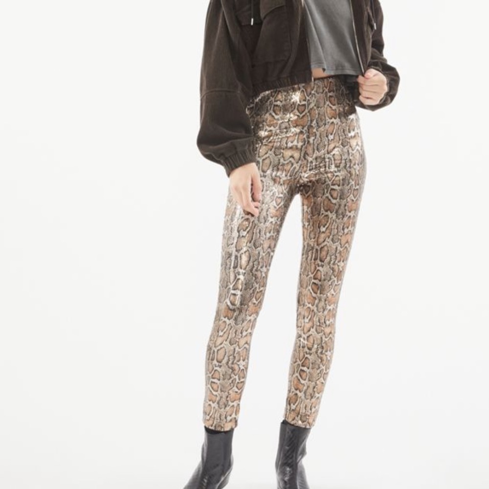 Urban Outfitters sequin high wasted skinny pant